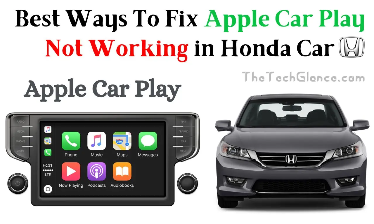 Apple Car Play Not Working in Honda Car