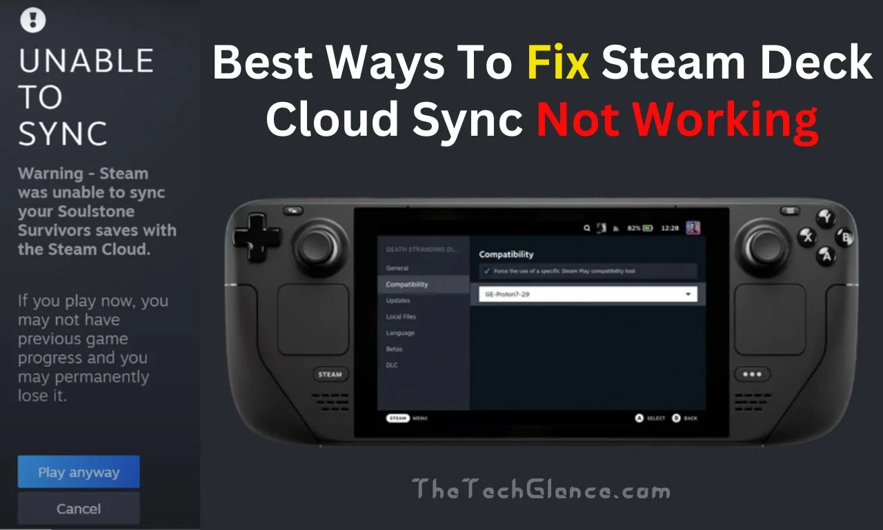 Best Ways To Fix Steam Deck Cloud Sync Not Working